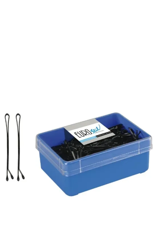 EURO STIL CAJA 300 CLIPS MORENAS BOLA NEGRO 50MM