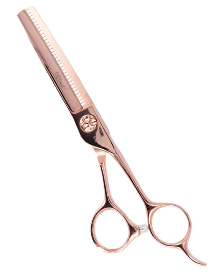 Eurostil Tijera Profesional De Esculpir Atenea Rose Gold 5.75″