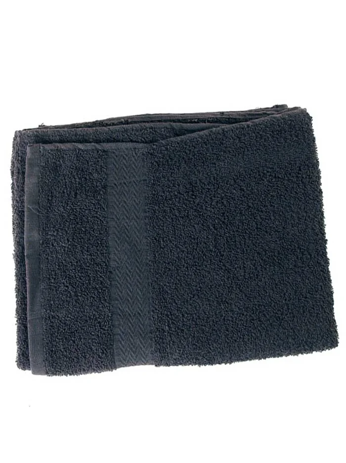 Eurostil Toalla Negra Algodon 100% Resistente a Lejia