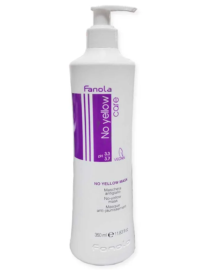 Fanola No Yellow Mascarilla antiamarillo para cabello rubio o grises 350ml