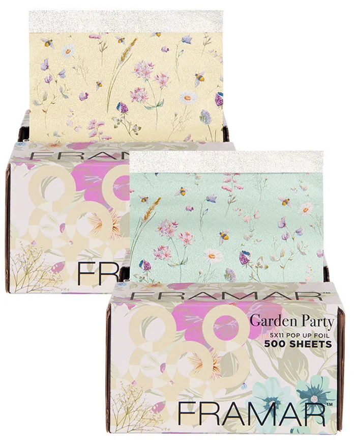 Framar Garden Party Pop Up Foil Láminas Para Coloraciones 1 pack 500uds