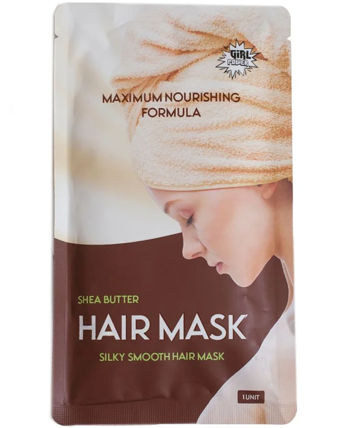 Girl Power Mascarilla para el Cabello Aterciopelada y Suave con Manteca de Karité