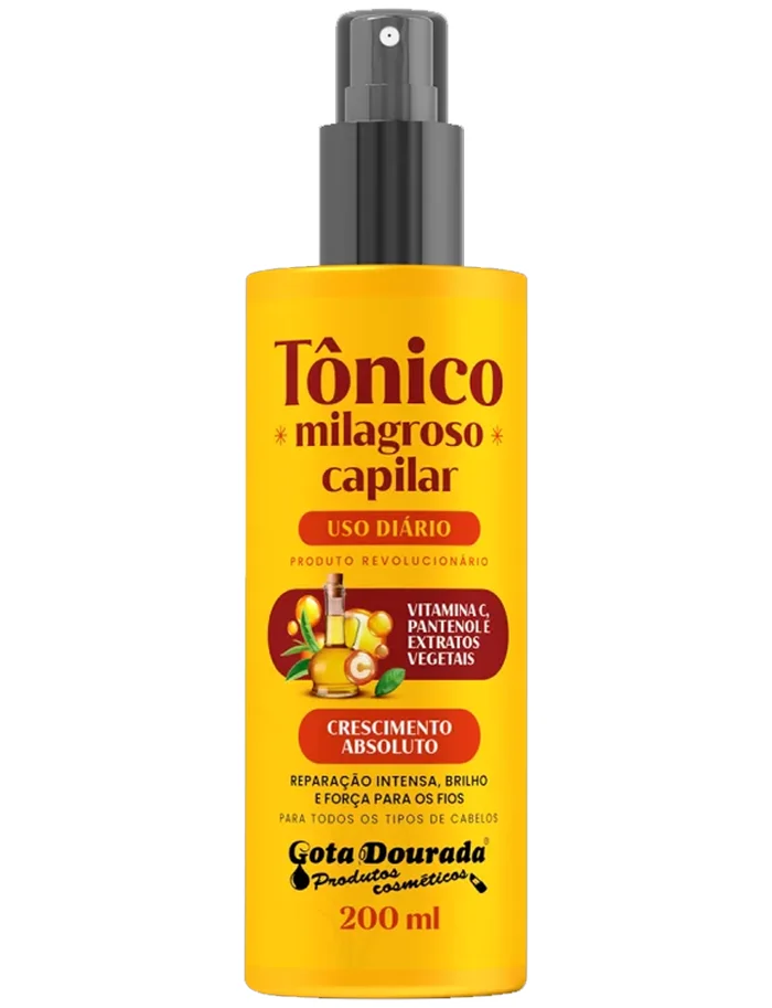 Gota Dourada Tónico Milagroso Reparador y Acelerador del Crecimiento 200ml
