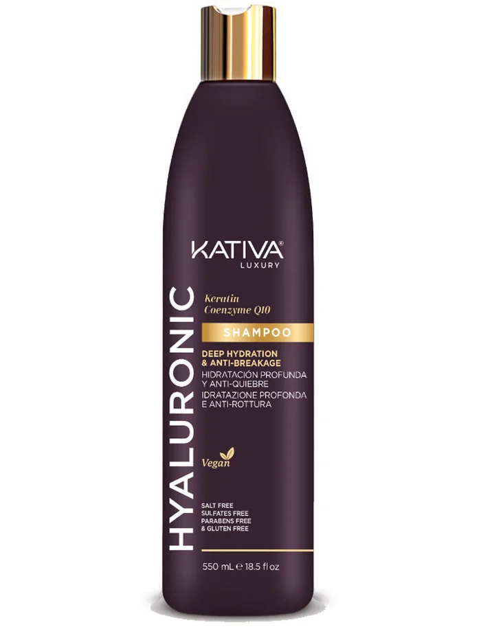 Kativa Hyaluronic Keratin Q10 Champú Anti Rotura 550ml