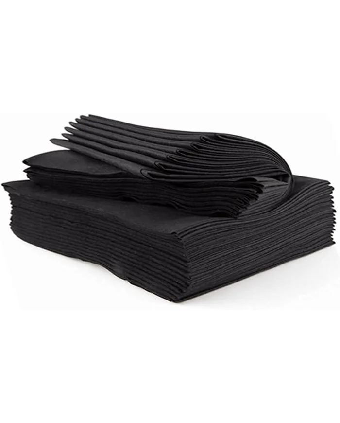 KP Kalon Professional Toallas Desechables Spunlace Negras Pack de 100UDS