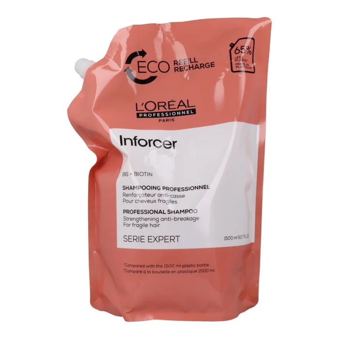 Loreal Expert Inforcer Refill Recharge Champú 1500 ml