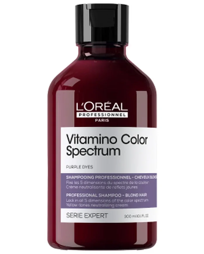 L’Oreal Professionnel Serie Expert Vitamino Color Spectrum Purple Champú Protector de Cabello Color Rubio 300ml
