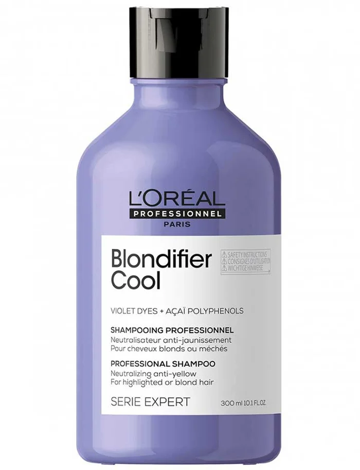 L’Oréal Serie Expert Blondifier Cool Champú Neutralizador Anti Amarillo Pelo Rubio Frío 300ml