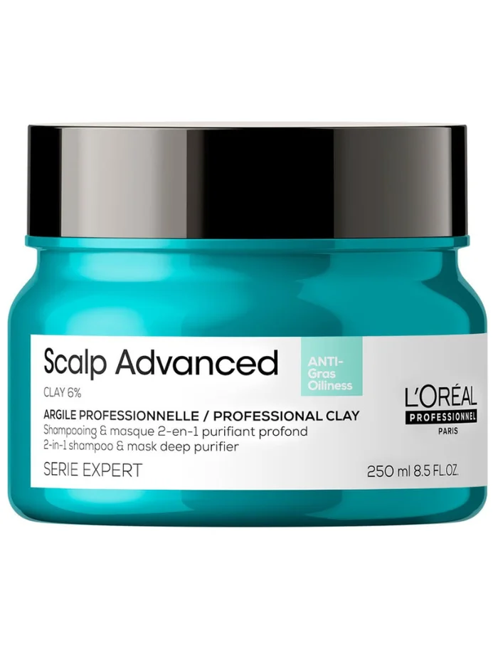 L´Óreal Serie Expert Scalp Advanced Arcilla Purificadora 2 en 1 Pelo Graso 250ml