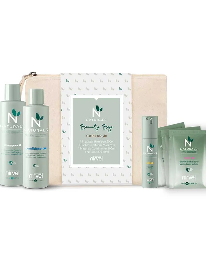 Nirvel Beauty Bag – Naturals Pack Cuidado Capilar
