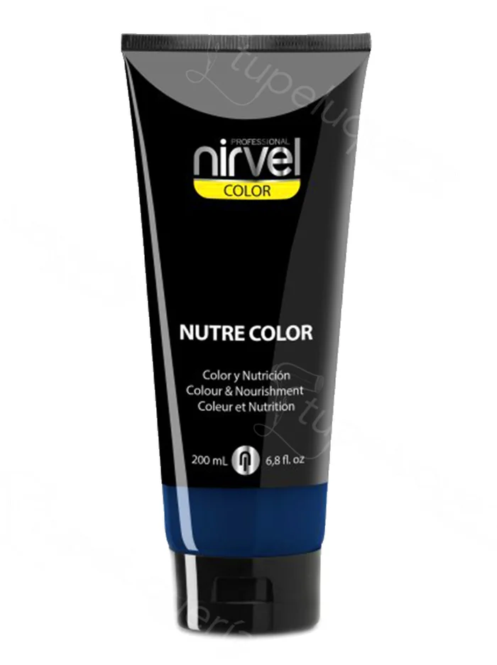 Nirvel Nutre Color | Mascarilla de Color y Nutrición Azul 200 ml.