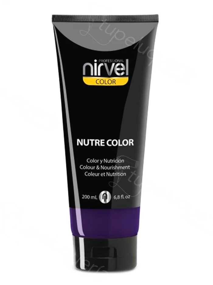 Nirvel Nutre Color | Mascarilla Para el Pelo de Color y Nutrición Mora 200 ml.