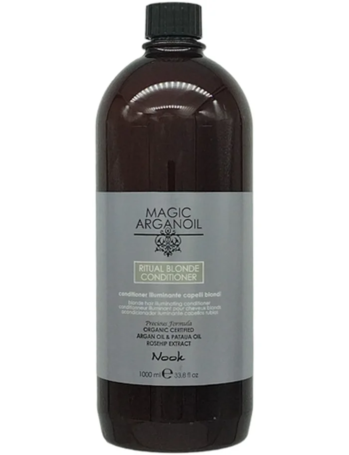 Nook Magic Arganoil Ritual Blonde Acondicionador Iluminador para Rubios 1L