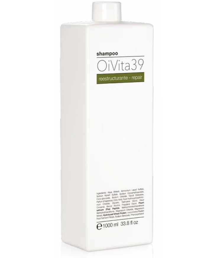 OiVita39 Champú Reestructurante Para Cabello Seco y Dañado 1L