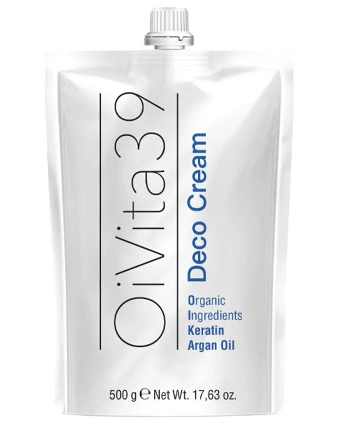 Oivita39 Deco Cream Decoloración En Crema con Ingrediuentes Orgánicos 500g