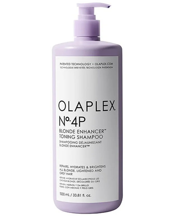Olaplex Nº4P Blonde Enhacer Champú Matificador Para Cabellos Rubios 1L