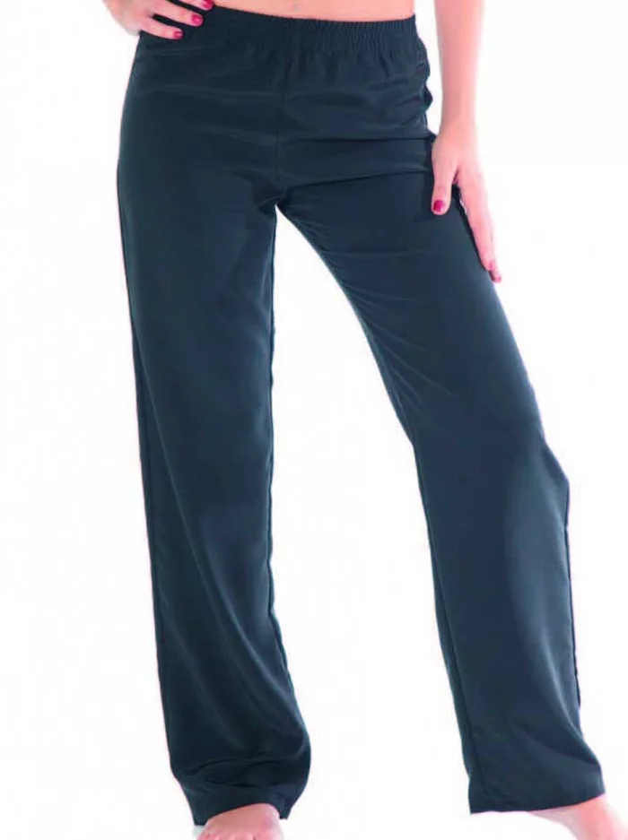 Pantalon Negro de Seda