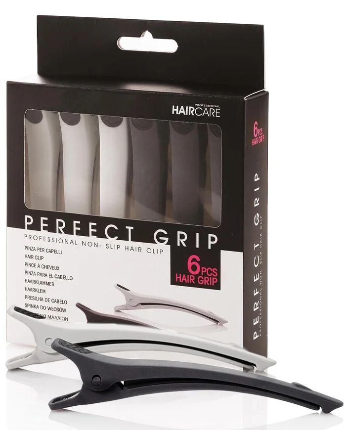 Professional Hair Care Perfect Grip Pinzas Para el Cabello de Nylon 6uds