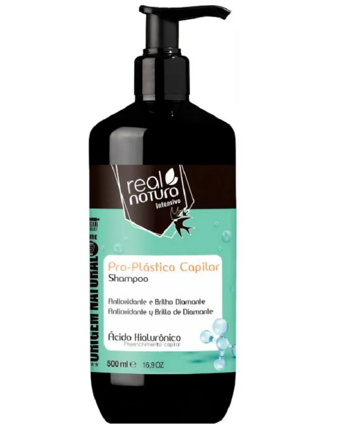 Real Natura Pro Plástica Champú Antioxidante y Brillo Diamante 500ml