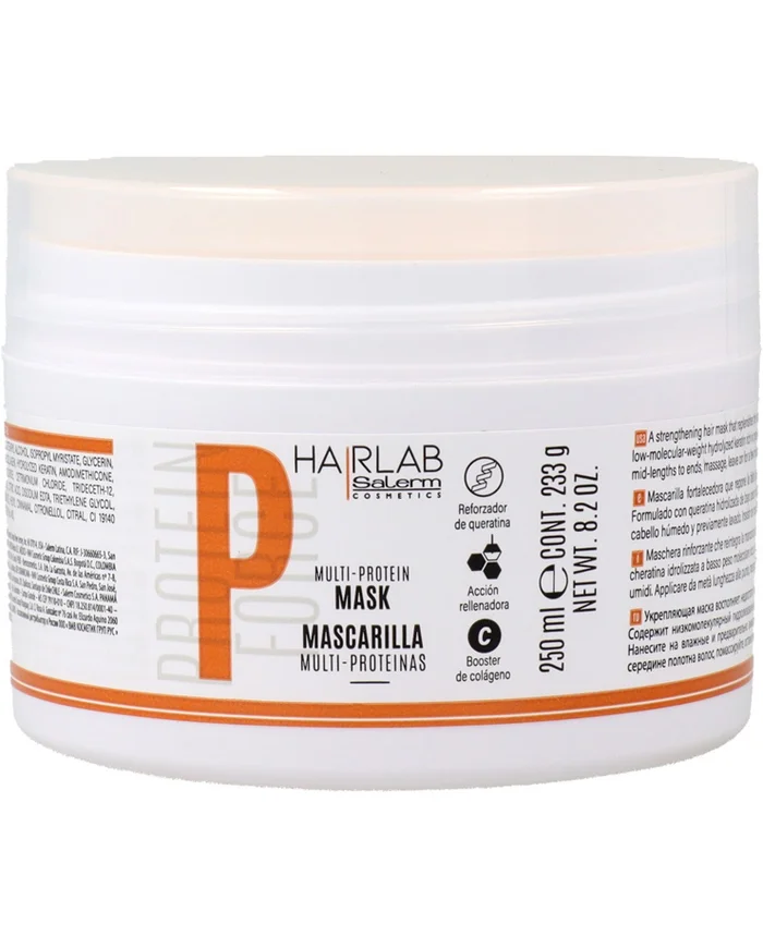 Salerm Hair Lab Mascarilla Fortalecedora y Reparadora con Multi Proteínas 250ml