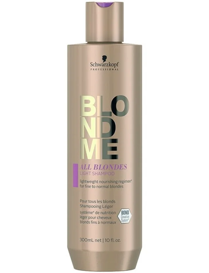 Schwarzkopf Blondme All Blondes Light Champú Para Pelo Rubio Fino 300ml