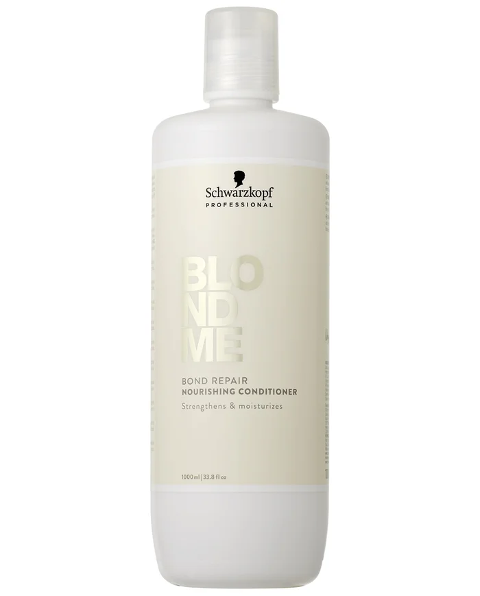 Schwarzkopf BlondMe Bond Repair Acondicionador Nutritivo Para Cabello Rubio 1000ml