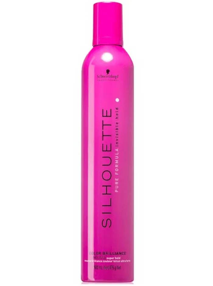 Schwarzkopf Silhouette Color Brilliance Super Hold Mousse Fijación Ultra Fuerte 500 ml