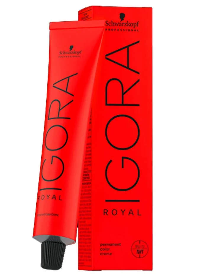 Schwarzkopf Tintes Permanente Igora Royal pack RAPPEL 60 ml.