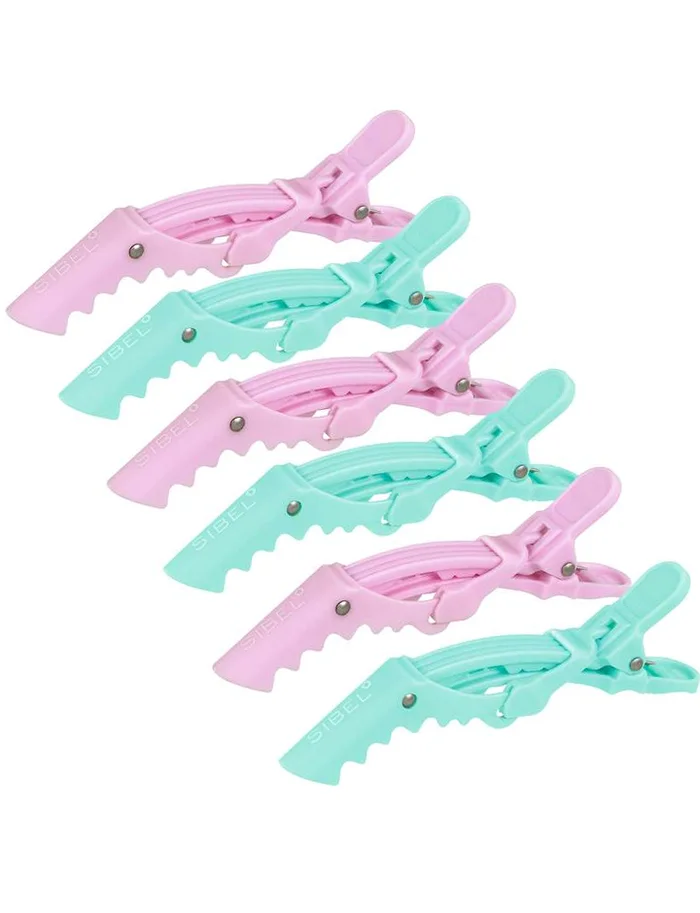Sibel Gator Clips Retro Summer Pinzas Dragón 6 unidades
