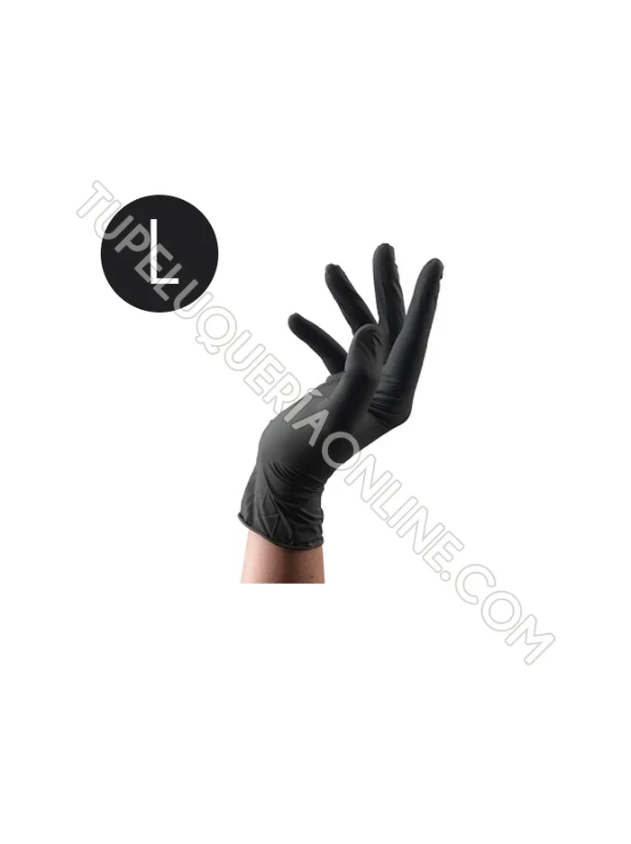 Sibel Guante Latex Negro Grande