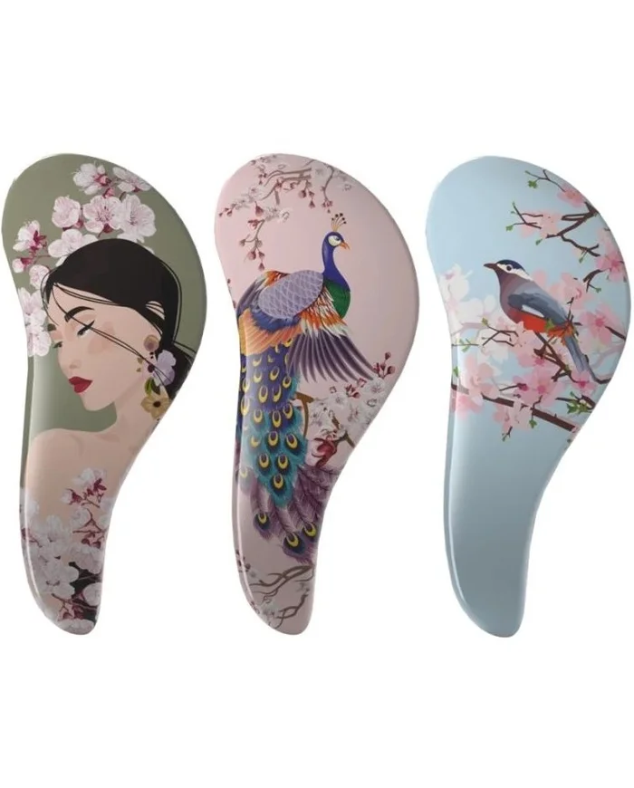 Sibel Meli Melo Cepillo Desenredante Flores de Asia Collection