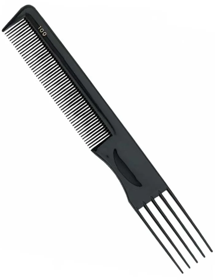 Sibel Peine con 5 Púas Antiestático 100 Negro