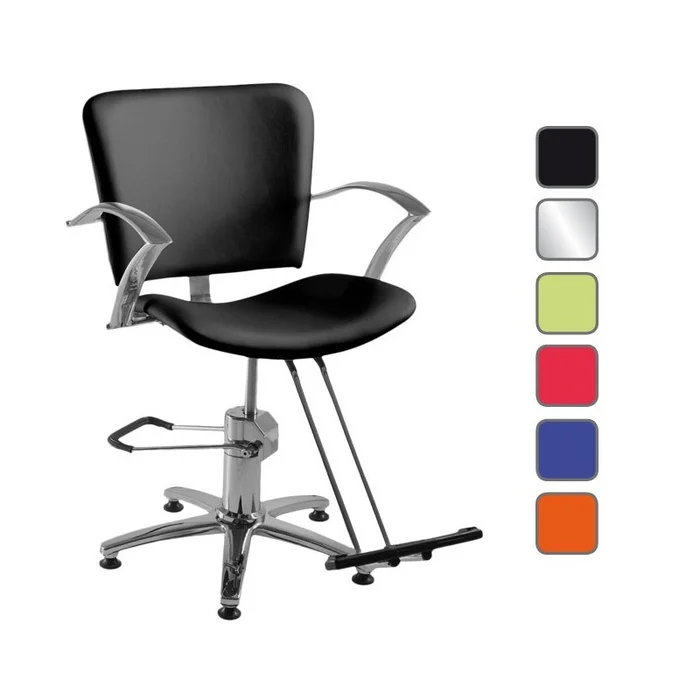 SILLA PELUQUERIA ‘STRATOS’ : Color – Rojo