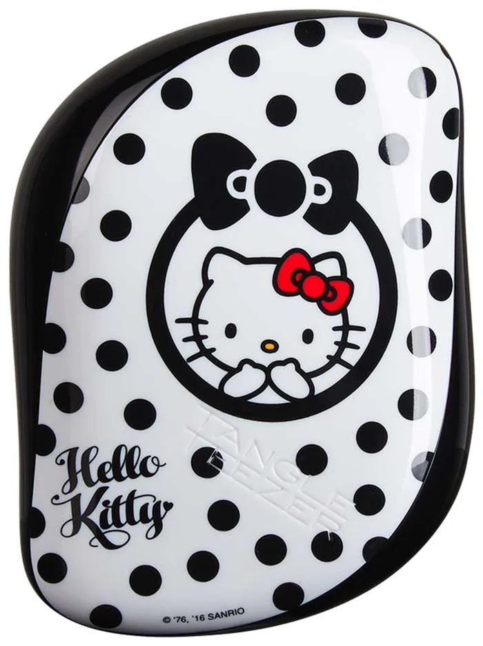 Tangle Teezer Compact Styler Cepillo para desenredar | Hello Kitty – Negro