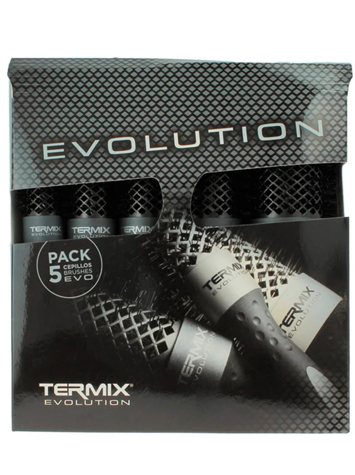 Termix Evolution Plus Cabello Grueso Pack 5 Cepillos Profesionales.