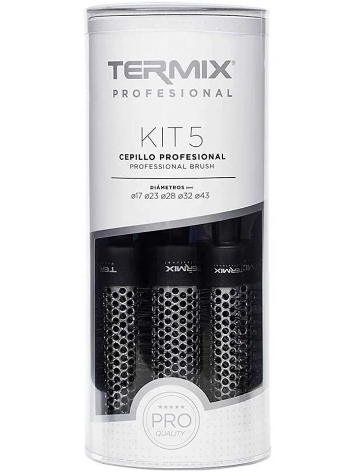 Termix Profesional Kit 5 Cepillo Profesional | 5 Cepillos Termicos
