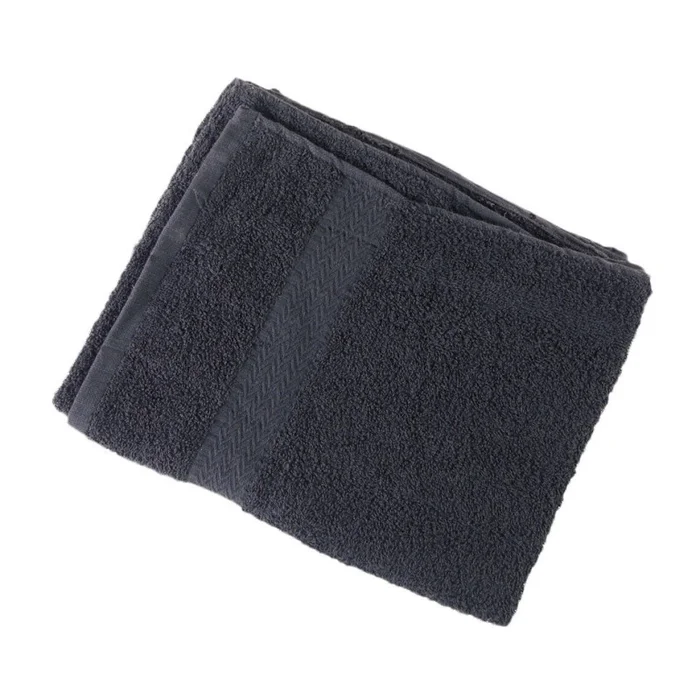 TOALLA 100% ALGODÓN 50X90 380 GRS/M2 NEGRA