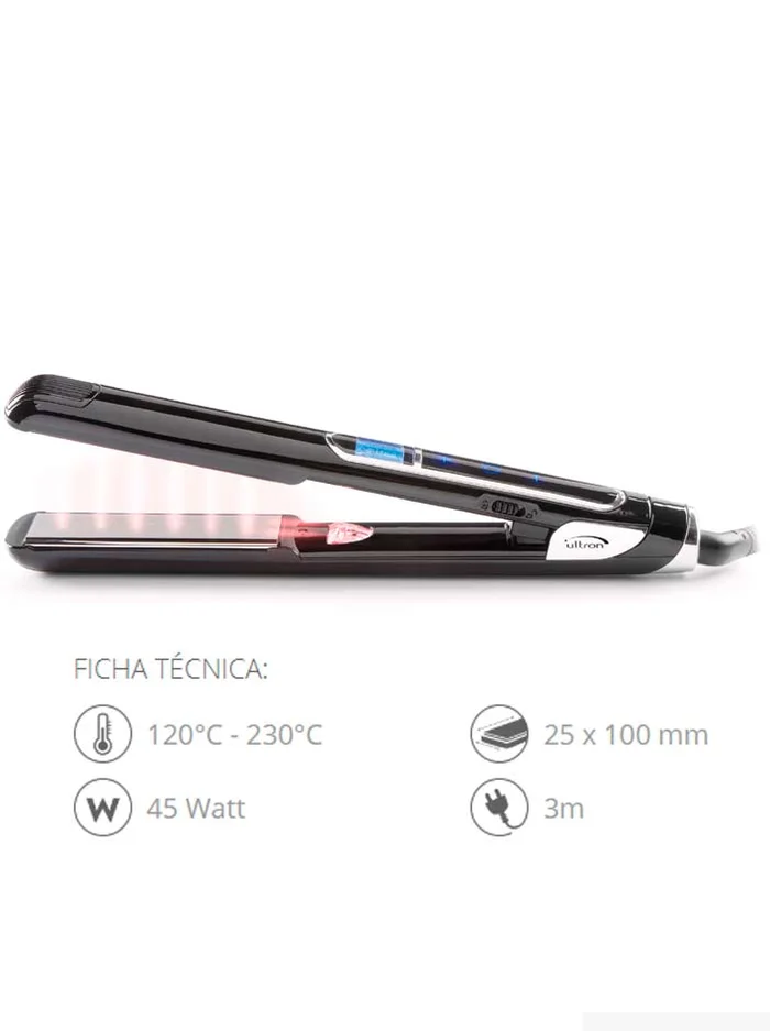 Ultron Plancha Mach Plus «Glam Edition» ¡GENERADOR IÓNICO!
