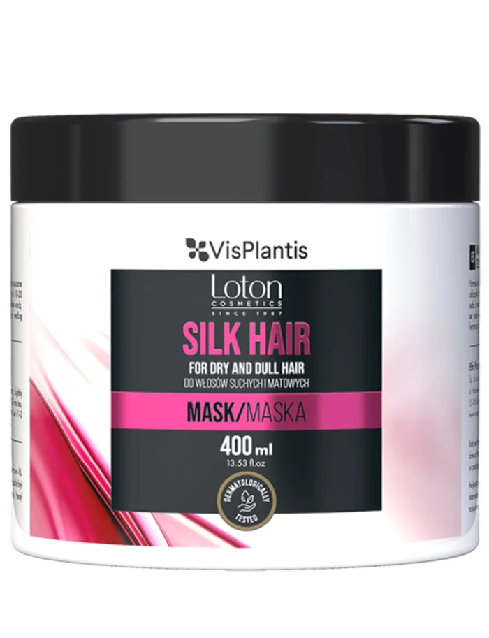 VisPlantis Silk Hair Mascarilla con Seda Para Cabello Seco y Sin Brillo 400ml