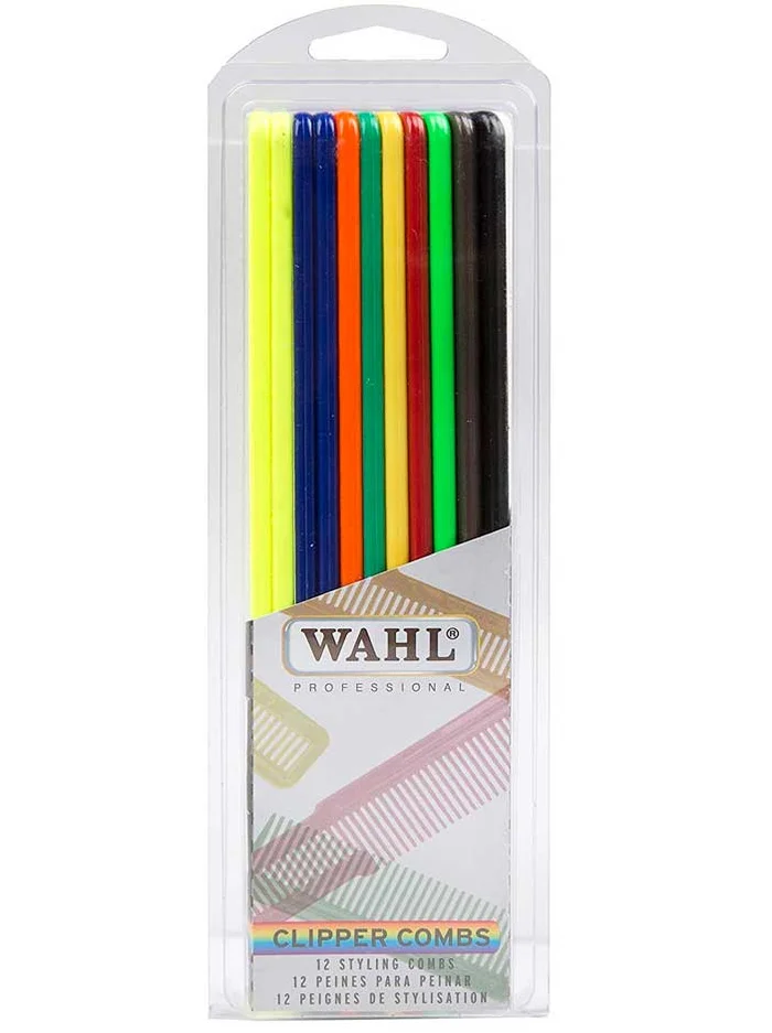 Wahl FLAT TOP – 12 Peines Colores Surtidos