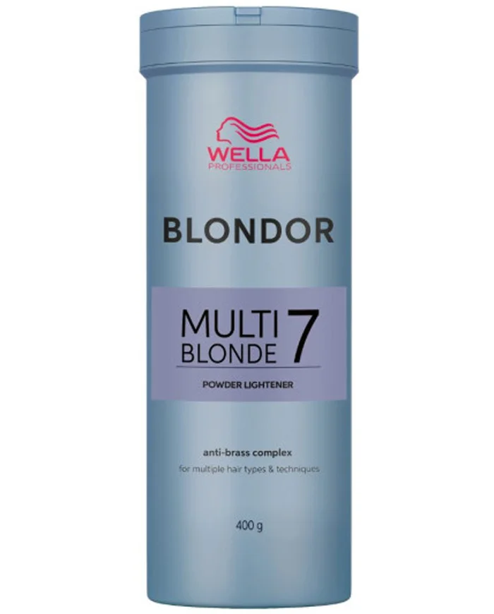 Wella Blondor Multi Blonde Polvo Decolorante Hasta 7 Tonos Para Cualquier Tipo de Cabello 400gr