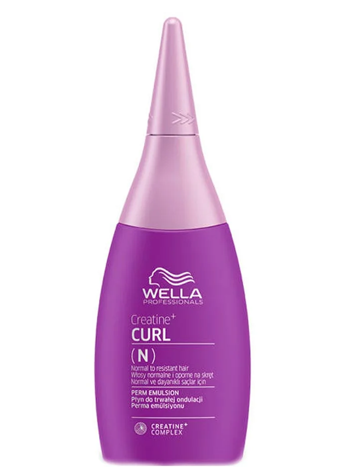 Wella Creatine+ Curl (N) Emulsión para Permanente Para Cabellos Normales 75ml