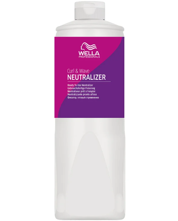 Wella Curl & Wave Neutralizador Preparador Para Cabellos Rizados y Ondulados 1L