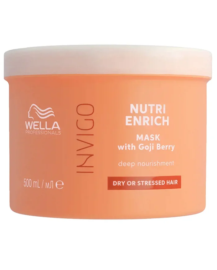 Wella Invigo Nutri-Enrich Mascarilla Nutritiva para Cabello Seco o Encrespado 500ml