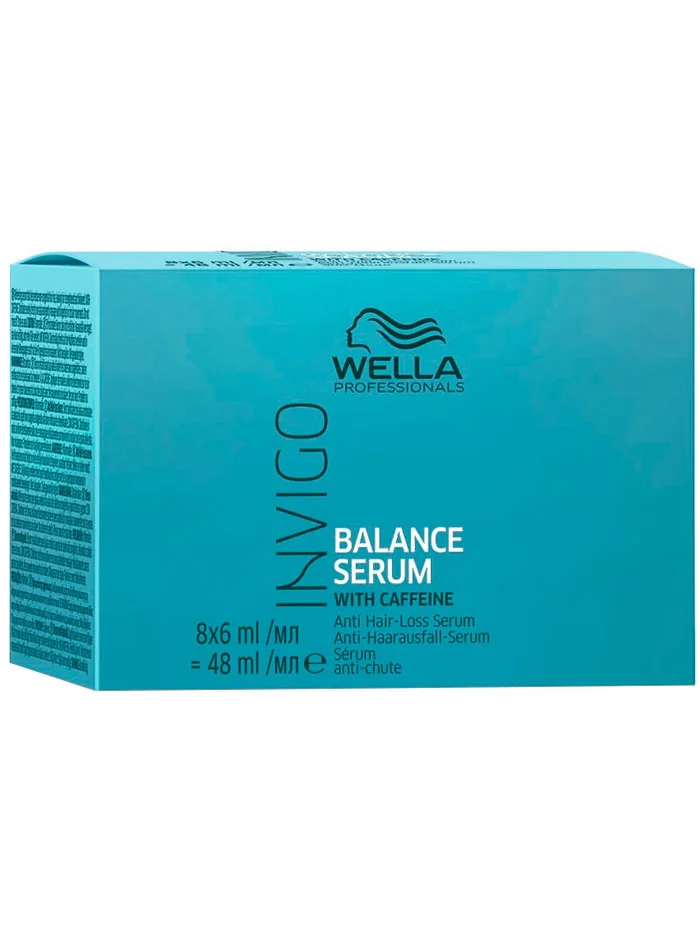Wella Invigo Scalp Balance Serúm Anticaída Para Cabello Debilitado 8x6ml
