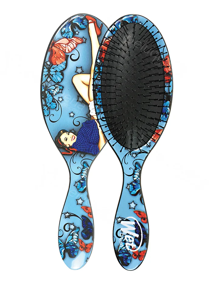 Wet Brush Cepillo Detangle Tattoo Azul