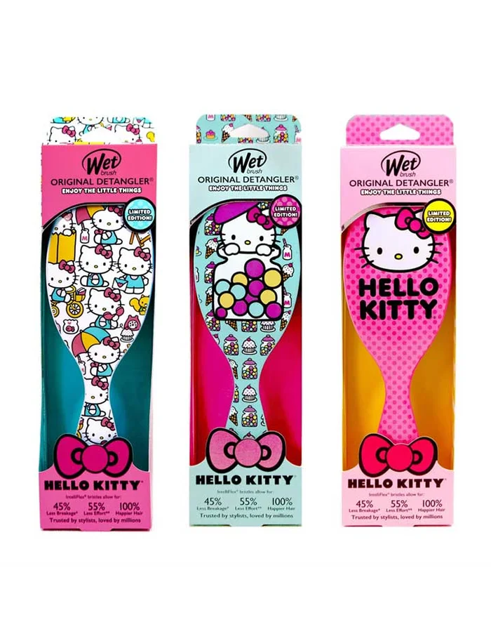 Wet Brush Detangler – Cepillo de Pelo Desenredante Hello Kitty