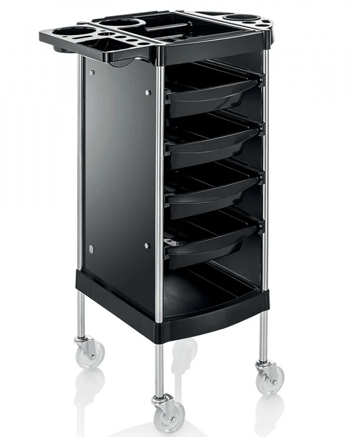 Xanitalia Carrito de Peluquería con Cajones Extraíbles y Ruedas Antipelo