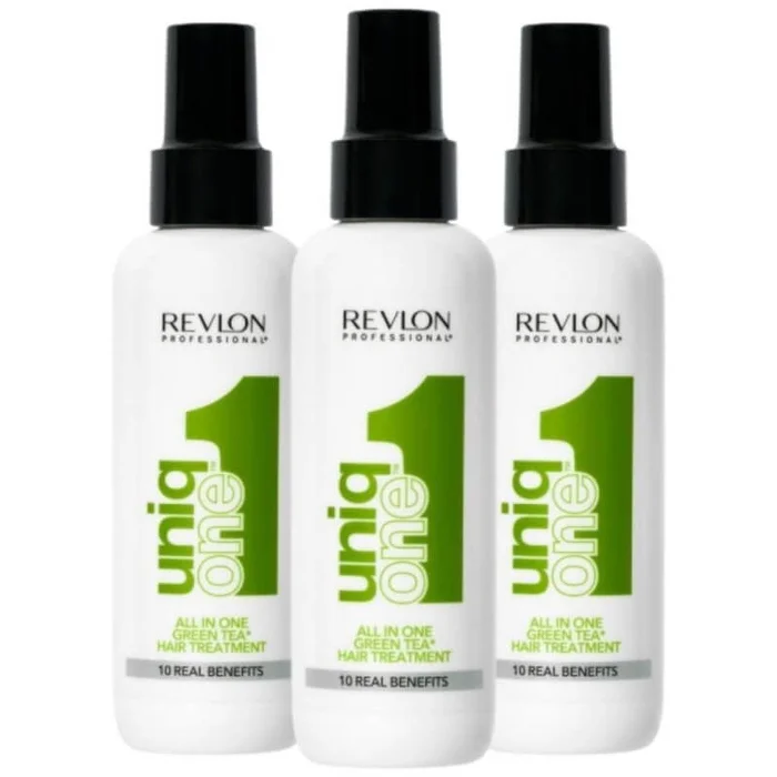 3 sprays de té verde 10 en 1 UniqOne Revlon 150ML
