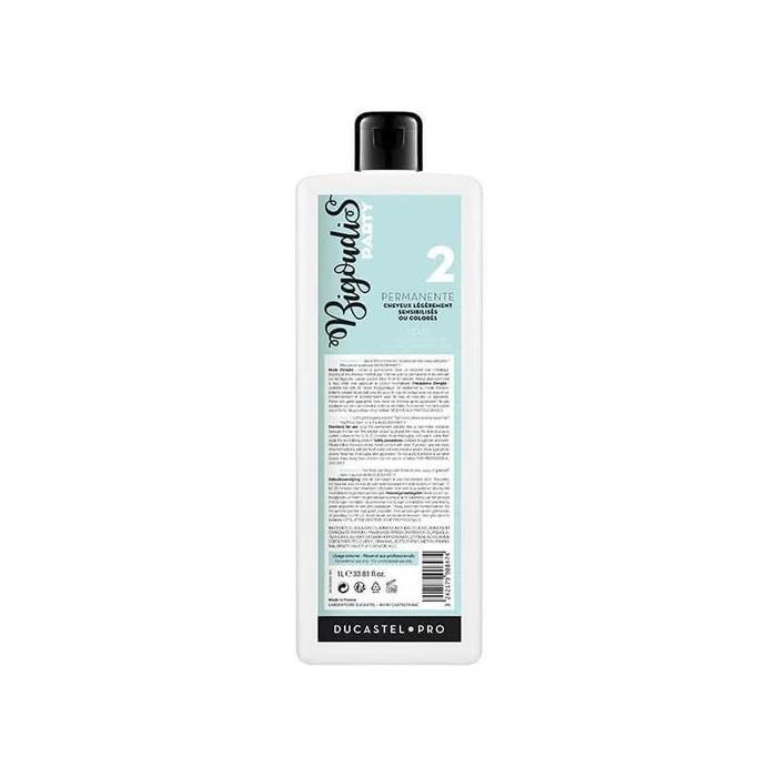 Aguacate permanente N ° 2 Cabello medio ligeramente sensibilizado 1000 ML